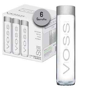 Água Voss Sem Gas Norueguesa Vidro 800Ml  6 Garrafas