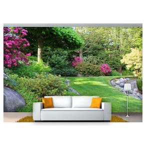 Papel De Parede Jardim Japonês Árvore 3D Jjp14