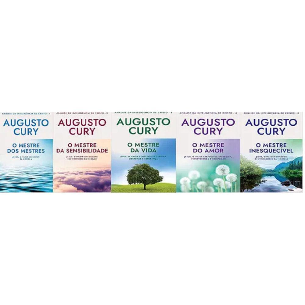 Kit 5 Livros Analise Da Inteligencia De Cristo Augusto Cury