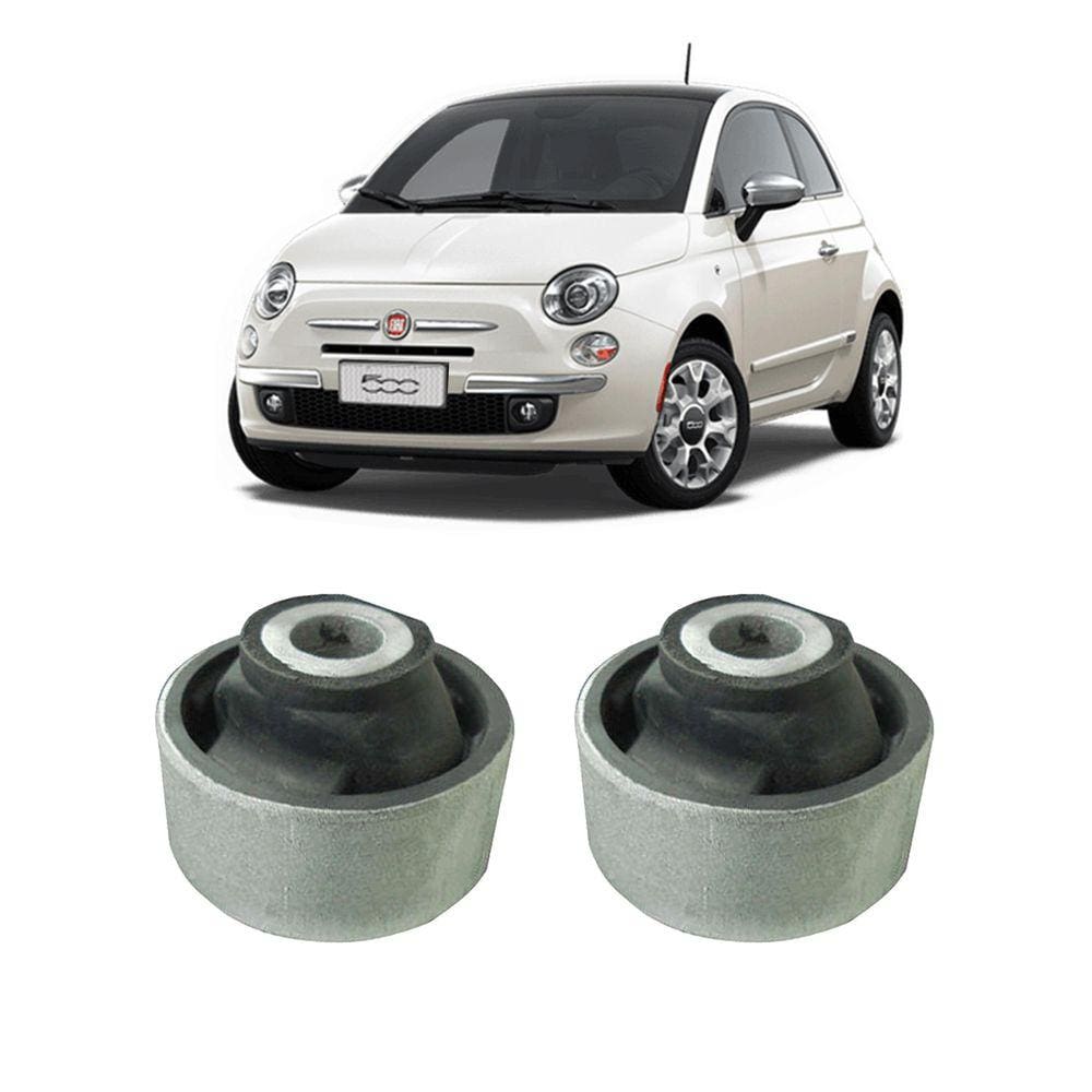 2 Bucha Maior Leque Dianteiro Fiat 500 Polonês 2009 Até 2011