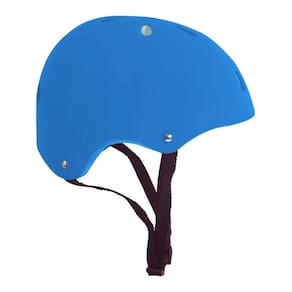 Kit Proteção Capacete Joelheira Cotoveleira Infantil Azul
