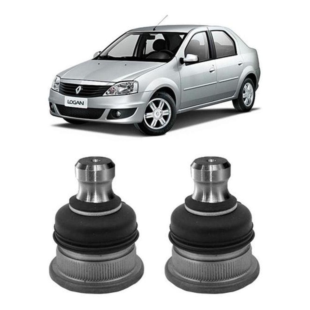 Kit 2 Pivô Suspensão Dianteira Logan 07 2008 09 2010 2011