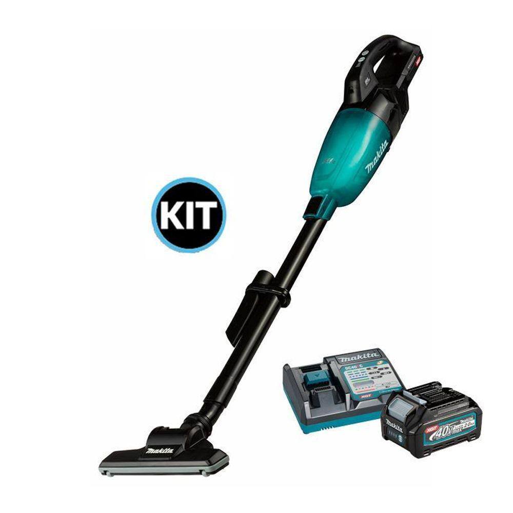 Aspirador A Bateria Makita Xgt 40V Cl001Gz05 Preto + 1