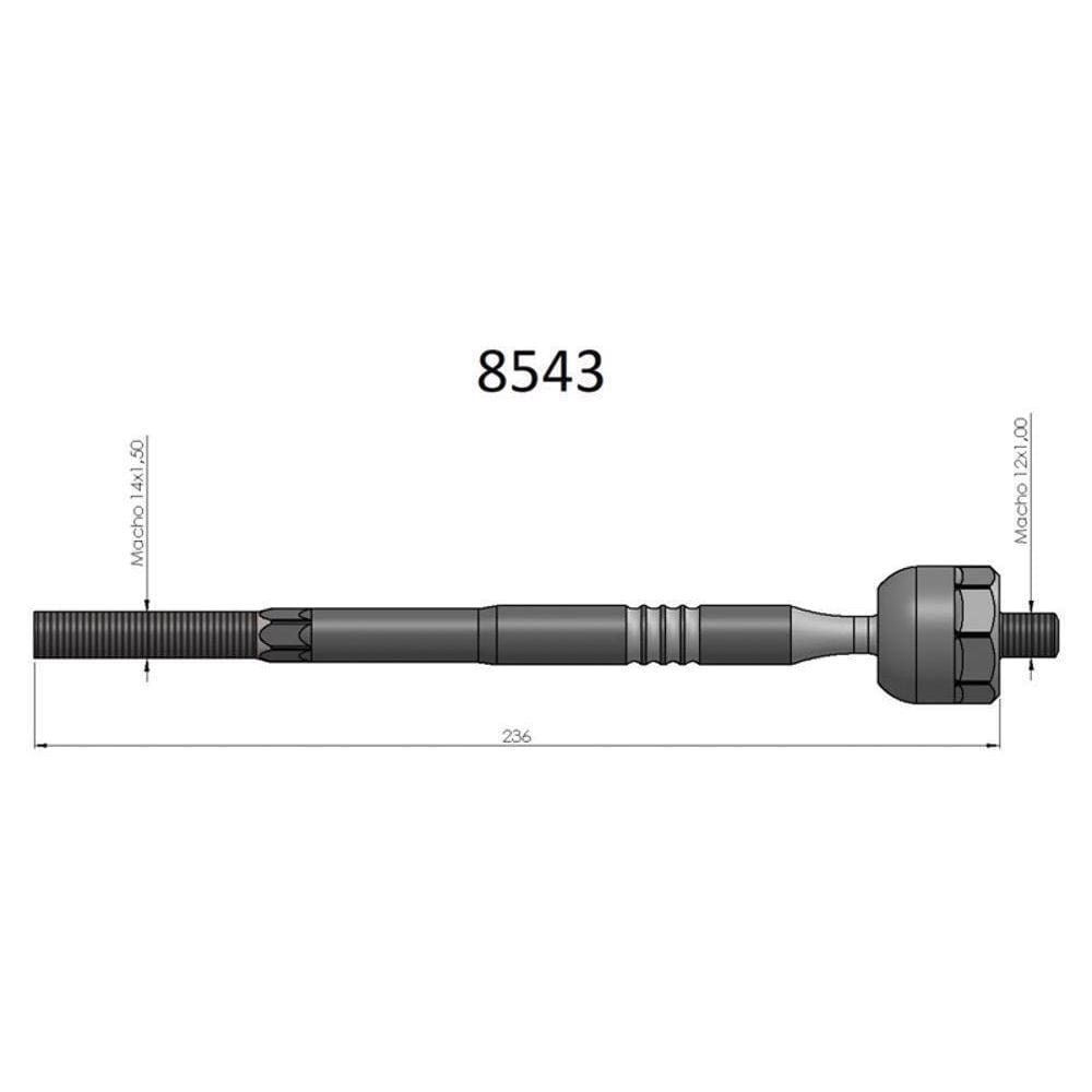 Barra Axial C3 Ds3 208 Bortec