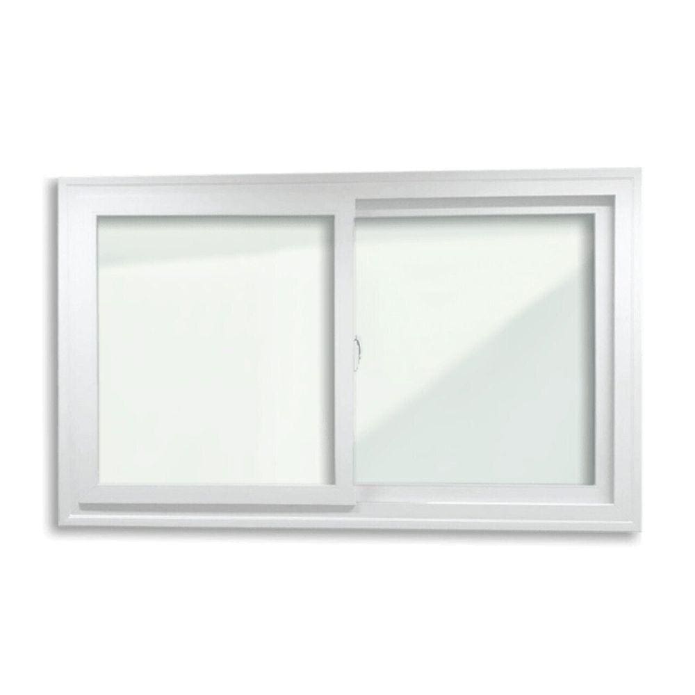 Janela de PVC Maxim-Ar 80x80cm com Vidro Mini Boreal ITEC Brimak Branco