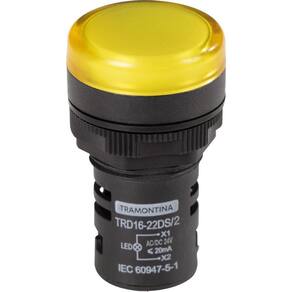 Sinalizador Tramontina Trd16-22ds/2 24 V Amarelo