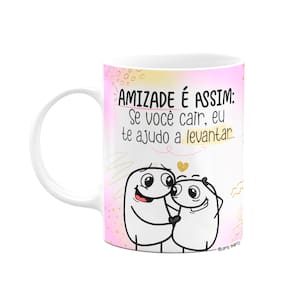 Caneca Flork Amigos - Amizade é assim!
