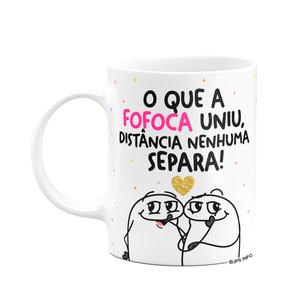 Caneca Flork Amigos - O que a fofoca uniu