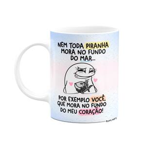 Caneca Flork Amigos - Nem toda piranha mora no mar