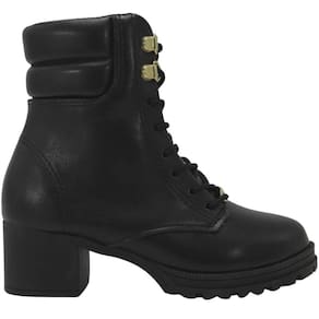 Bota Coturno Infantil Juvenil Menina Salto Baixo Molekinha 2178.102