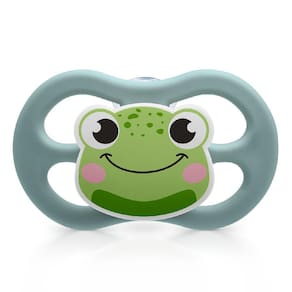 Chupeta Little Friends Bico de Silicone 6m+ Azul - Lillo
