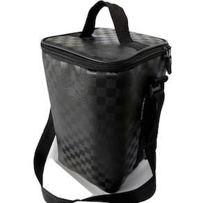 Bolsa Térmica Vinho Wine Bag Porta Garrafa Vinho 4 Garrafas ou 3 Garradas e 1 Taça