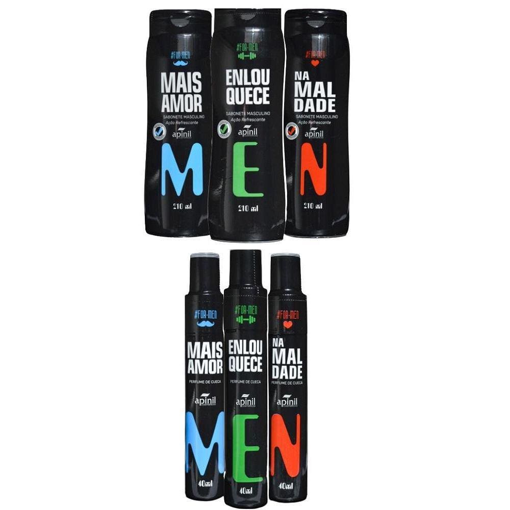 Super Combo Cuidados Íntimos Masculino Sabonete Liquidio