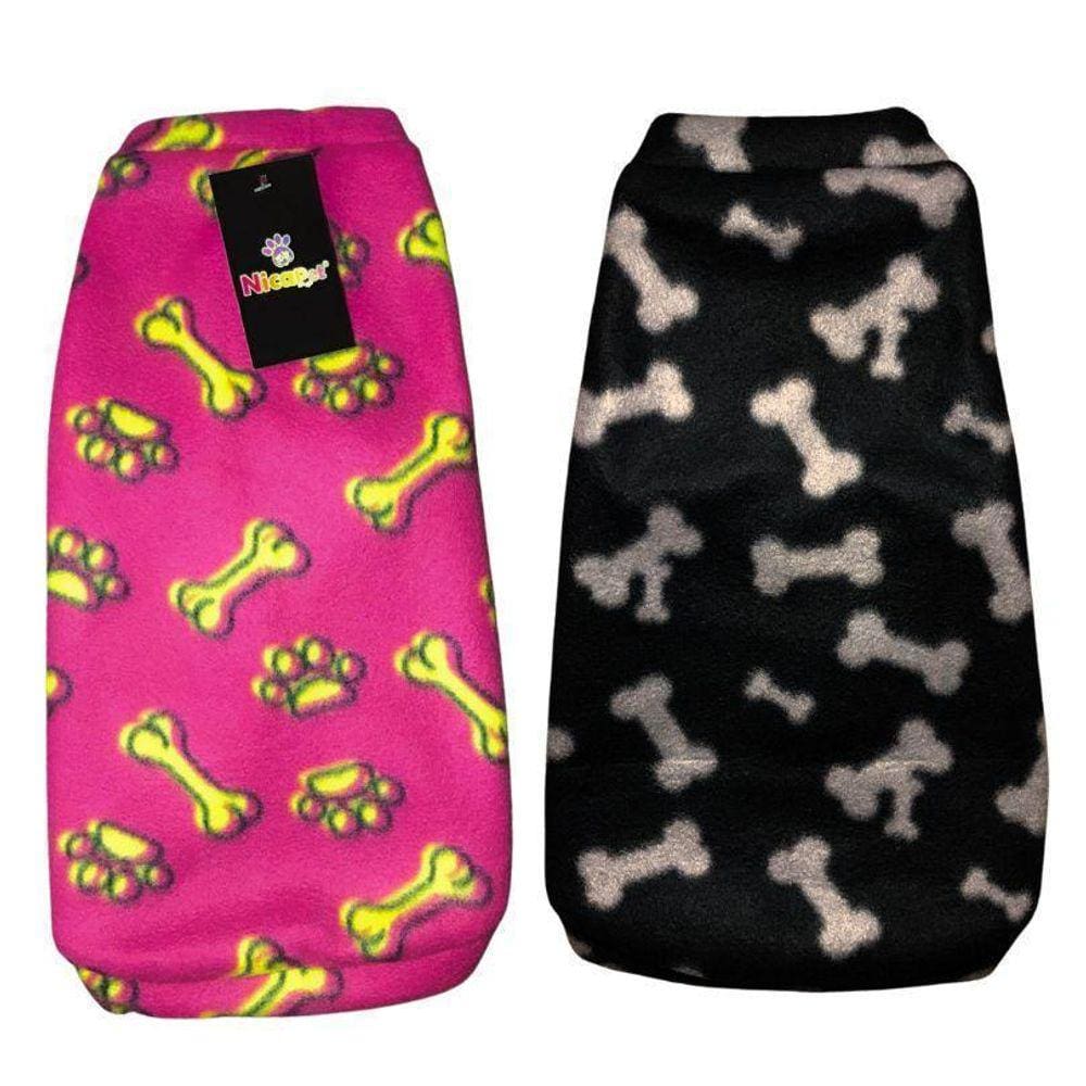 Kit 2 Roupas Para Cachorro - Suéter De Inverno Egg