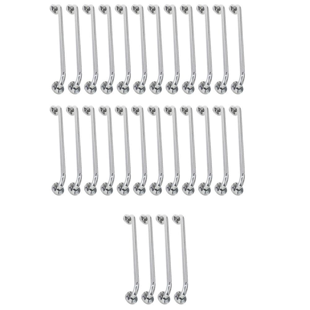 Alça Barra de Apoio 80cm Segurança Kit 24 Unidades Suporte Idoso Deficiente Cadeirante Box Banheiro Corrimao Acessibilidade