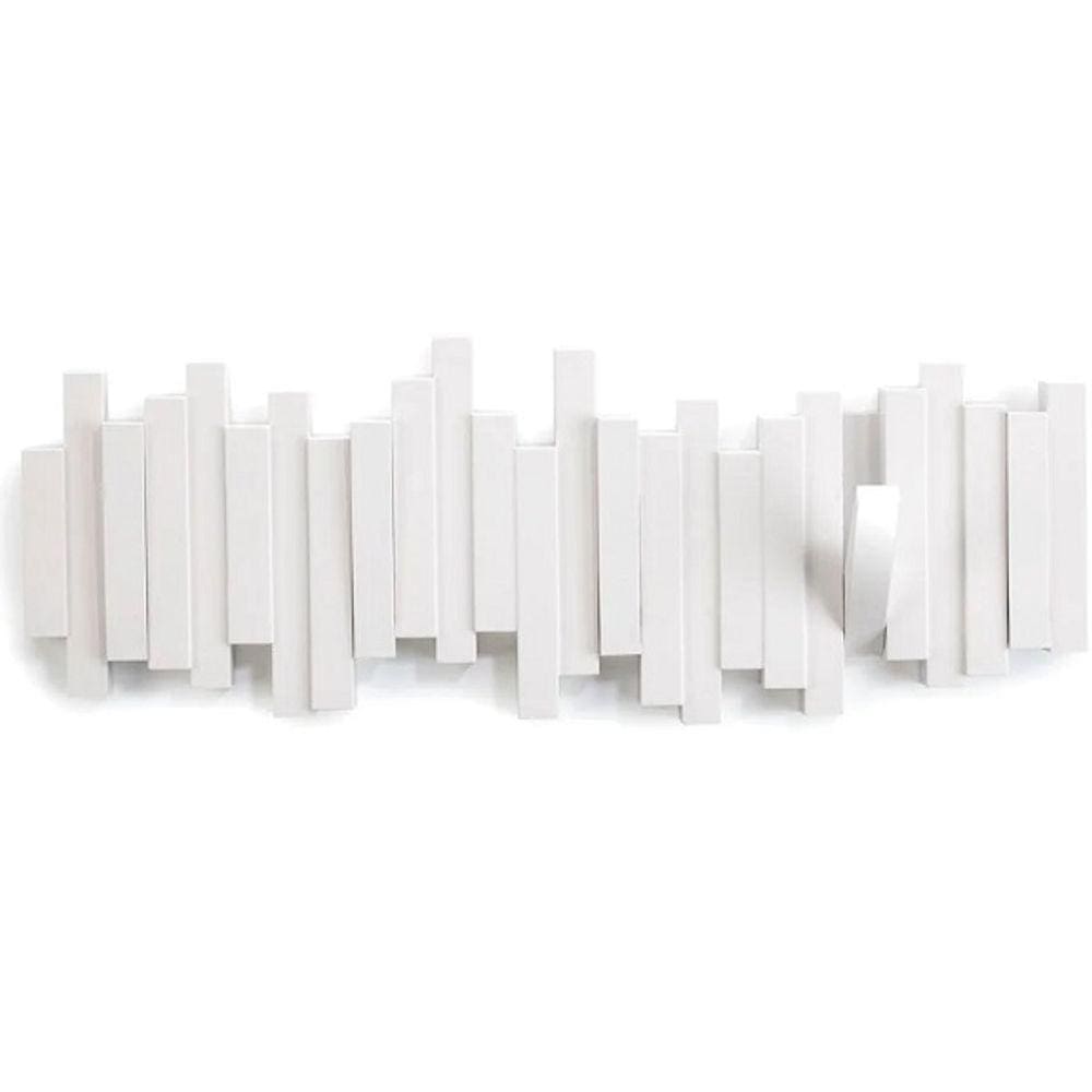 Sticks Cabideiro FLIP com 5 Ganchos Branco UMBRA