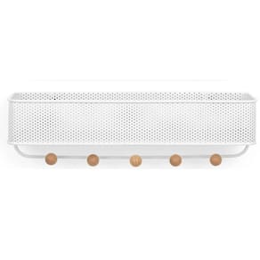 Estique - Porta Chaves e Organizador Multiuso Branco UMBRA