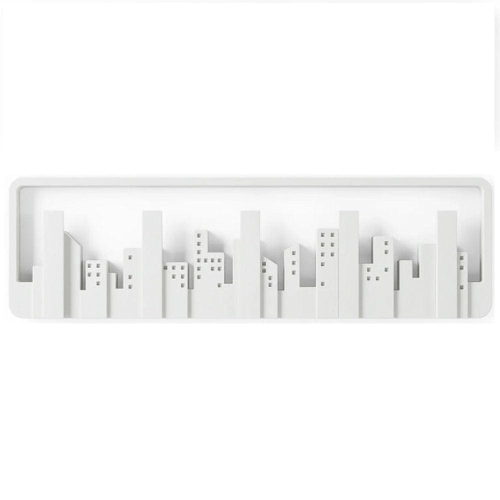 Skyline CABIDEIROS/GANCHOS de Parede Branco UMBRA Cidade
