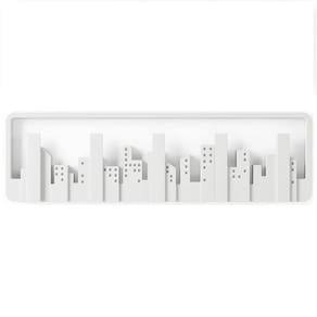 Skyline CABIDEIROS/GANCHOS de Parede Branco UMBRA Cidade