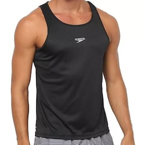 Regata Masculina Speedo Basic Interlock Preto