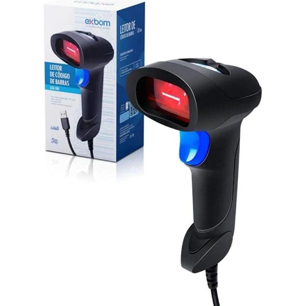 Leitor de Codigo de Barras USB LCB-180 EXBOM 1291