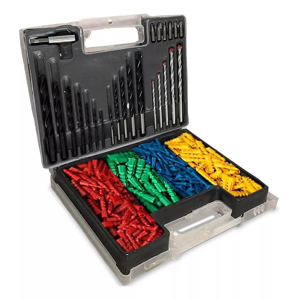 Jogo De Brocas Bits E Buchas Com 300 Peças