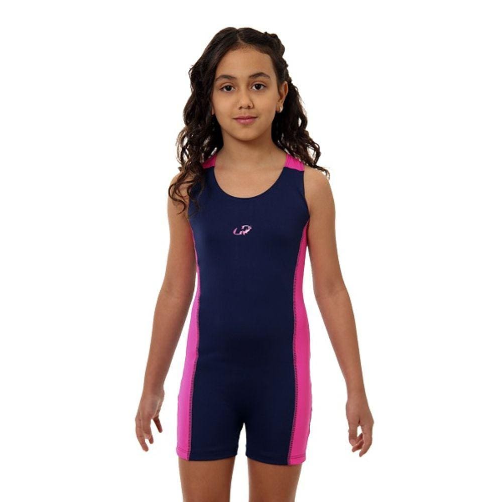 Macaquinho Helanca Feminino Infantil Hammerhead Nataçao