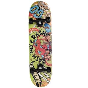 Skate HOT Wheels C/ Acessorios de Segurança Verde e Preto FUN F0010-6