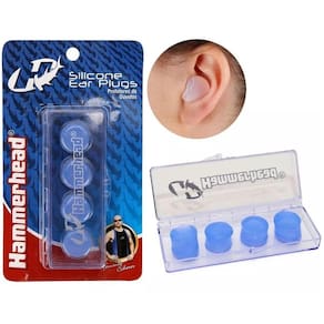 Tampao Protetor de Ouvido Auricular 4 PC Silicone Hammerhead