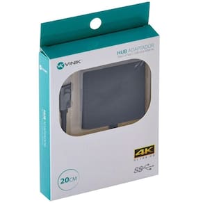 Adaptador HUB USB-C X USB-C, HDMI 4K, USB 3.0, 20CM - HCHUC-20 Vinik 31460