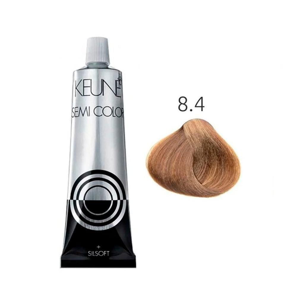 Tonalizante Louro Claro Cobre Semi Color 8.4 Keune 60ml