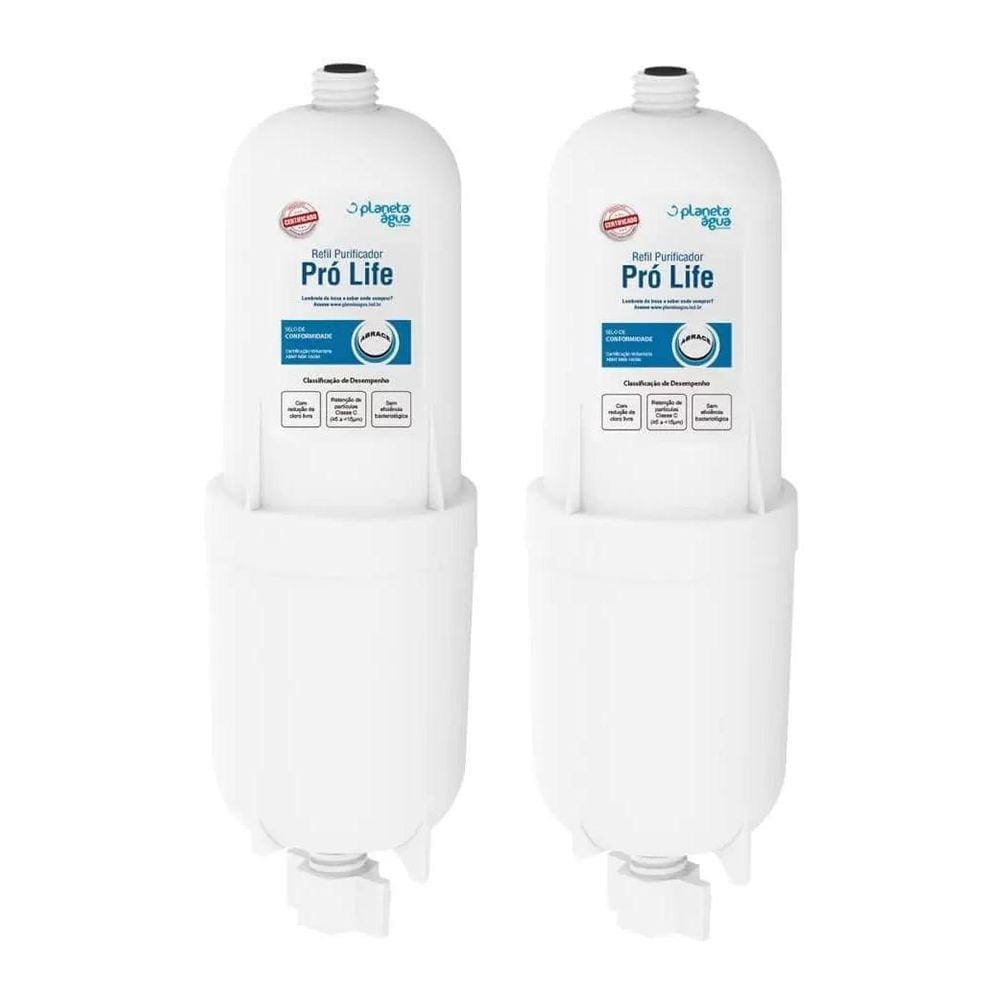Kit 2 Refil Filtro Planeta Água Pró Life Soft Everest