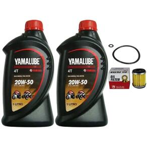 2 Oleo Yamalube 20w50 + Filtro C/ Aneis Fazer 250 Lander 250