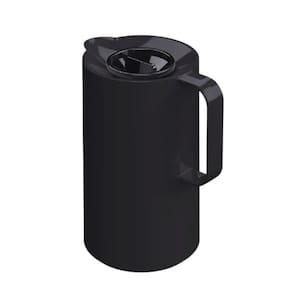 Bule Térmico Em Plástico C/Ampola Vidro Haus Preto 500Ml Mor