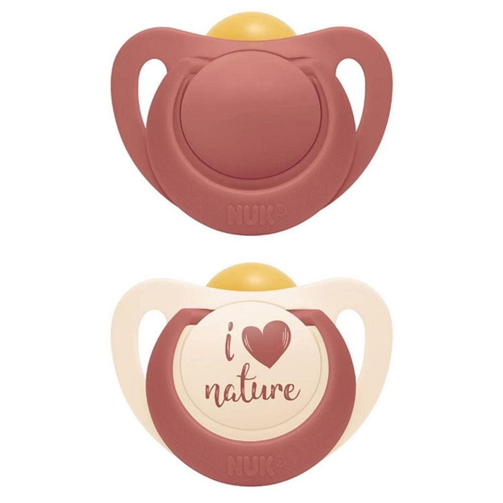 Kit 2 Chupetas NUK FOR Nature Latex 0-6 Meses