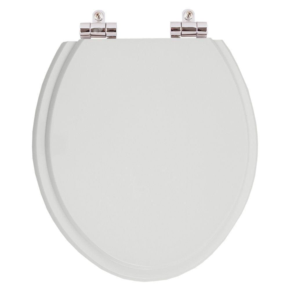 Assento Sanitário Fechamento Lento Cinza Para Vaso Fiori