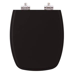 Tampa Vaso Sanitário Com Amortecedor Preto Para Bacia Fiori