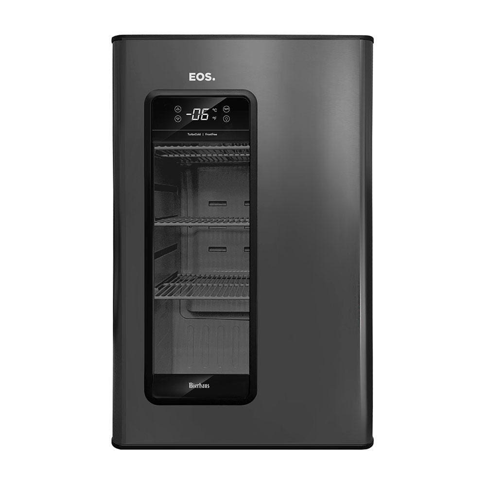Visa Cooler Cervejeira Doméstica Porta Inox Frost Free -6 a 5 ºC 100L ECE110 Bierhaus 127V - EOS