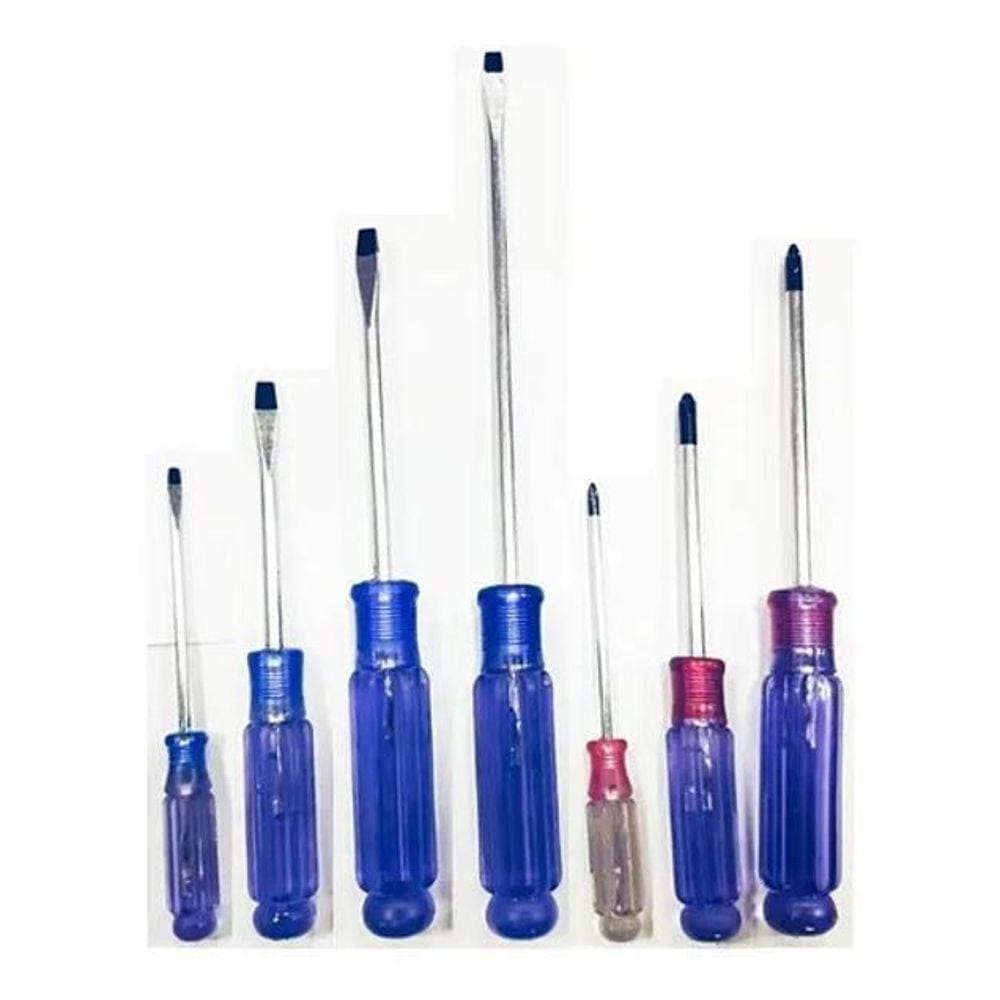 Jogo Chave Fenda Para Eletricista 07 Peças