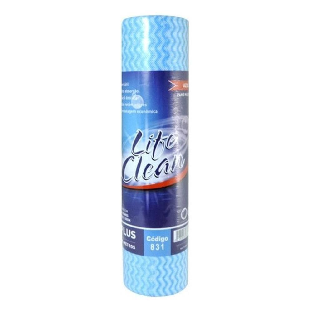 Pano Multiuso Azul Bobina Perfex 28Cm X 25M Azul Life Clean