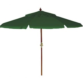 Ombrellone Madeira Cobertura Pvc Manivela 2,70m Verde Bel Lazer