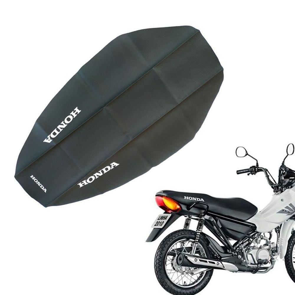 Capa do Banco Honda Pop 100 2007 à 2015 Preto - Piracapas