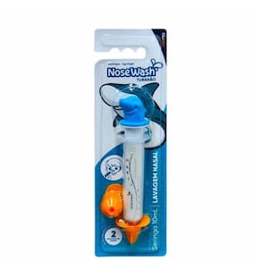 Seringa Nosewash Lavagem Nasal Bebe Infantil - Azul