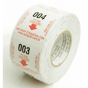 Rolo C/2000 Senhas Numeradas 000-999 Dispenser Senha