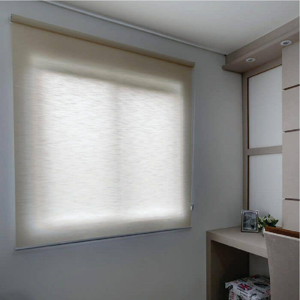 Persiana Rolo Translucida Bege - 1,60m x 2,40m