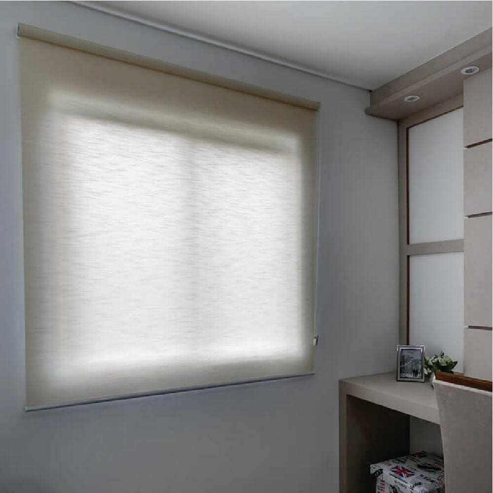 Persiana Rolo Translucida Bege - 2,40m x 1,60m