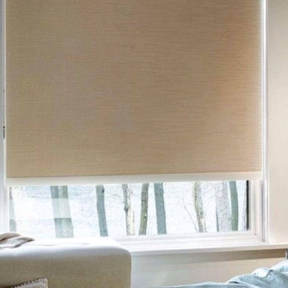 Persiana Rolo Blackout Bege - 1,90m x 1,60m