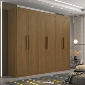 Guarda Roupa Casal 6 Portas 4 Gavetas Ipanema D Doro Moveis Cinamomo