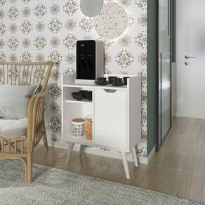 Aparador Balcão Mesa Para Café/Bar Multifuncional Branco