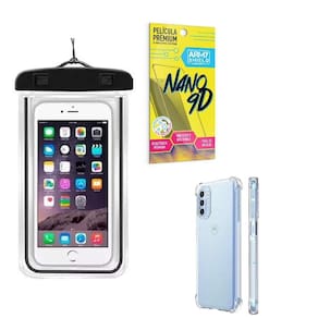 Capinha Moto G52 + Capa A Prova Dágua + Película Nano 9D
